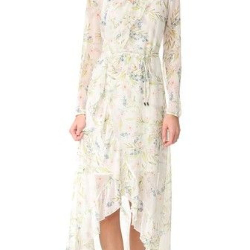 UEC Ministry of Style Romantic Botanical Maxi Wrap Dress